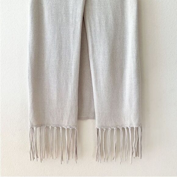 BCBGeneration Split Fringe Cowl Turtleneck Sweater - Picture 9 of 10